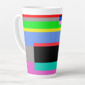 Kleurlijnen Latte Mok (Linkerhoek)