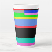 Kleurlijnen Latte Mok (Voorkant)