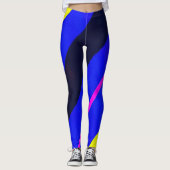 Kleurlijnen Leggings (Voorkant)