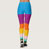 Kleurlijnen Leggings (Achterkant)
