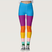 Kleurlijnen Leggings (Voorkant)