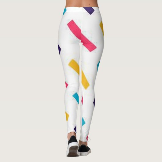 Kleurlijnen Leggings (Achterkant)