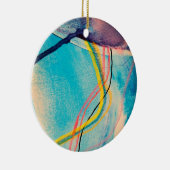 Kleurlijnen nr. 1 keramisch ornament (Rechts)