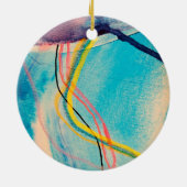 Kleurlijnen nr. 1 keramisch ornament (Achterkant)