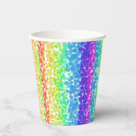 kleurlijnen papieren bekers