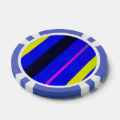 Kleurlijnen Poker Chips (Enkel)