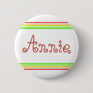 kleurlijnen ronde button 5,7 cm