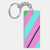 Kleurlijnen Sleutelhanger (Voorkant Links)