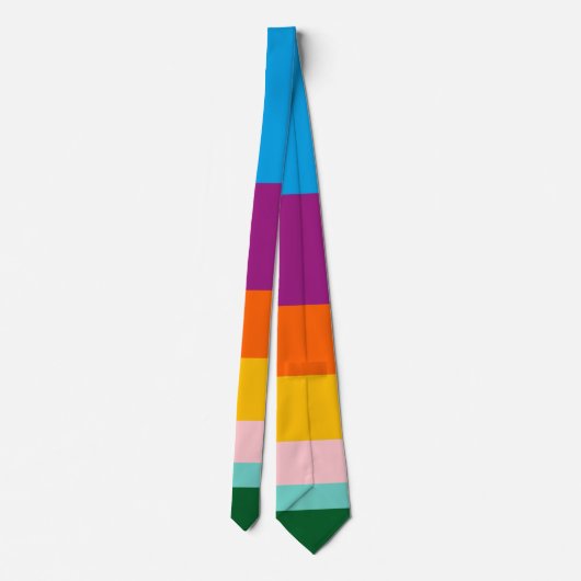 Kleurlijnen Stropdas (Achterkant)