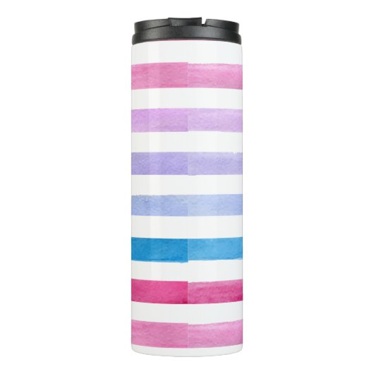 Kleurlijnen Thermosbeker (Achterkant)