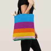Kleurlijnen Tote Bag (Dichtbij)