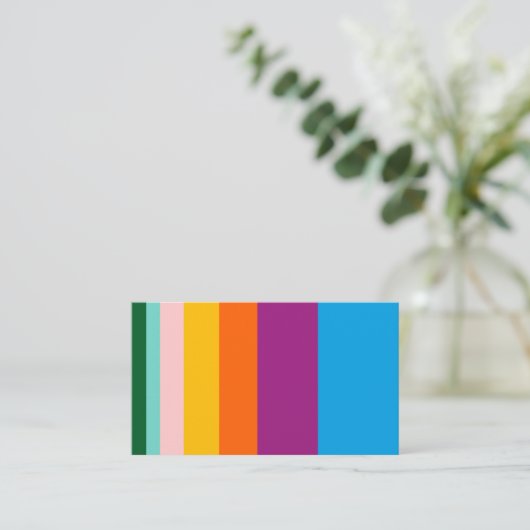 Kleurlijnen Visitekaartje (Staand voorkant)