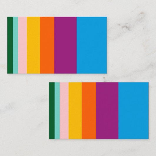 Kleurlijnen Visitekaartje (Voorkant / Achterkant)