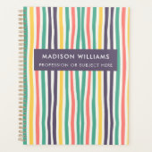 Kleurlijnenplanner Modern Flowers Planner (Voorkant)