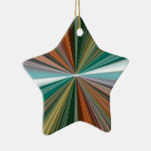 Kleurlijnpatroon Keramisch Ornament (Rechts)