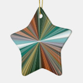 Kleurlijnpatroon Keramisch Ornament (Links)