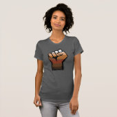 Kleurling Pride Vuist T-shirt (Voorkant volledig)
