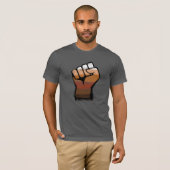 Kleurling Pride Vuist T-shirt (Voorkant volledig)