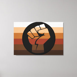 Kleurling trots (POC) Canvas Afdruk