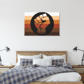 Kleurling trots (POC) Canvas Afdruk (Insitu (Slaapkamer))