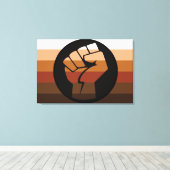Kleurling trots (POC) Canvas Afdruk (Insitu (Houten vloer))