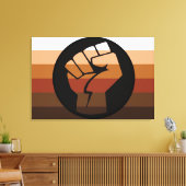 Kleurling trots (POC) Canvas Afdruk (Insitu (Woonkamer))