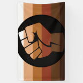 Kleurling trots (POC) Spandoek (Verticaal)