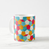 kleurloos mozaïekpatroon koffiemok (Voorkant links)