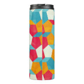 kleurloos mozaïekpatroon thermosbeker (Achterkant)