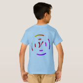kleurloos regenboogblauw T-SHIRT (Achterkant volledig)