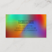 Kleurloos Visitekaartje van roestvrij staal (Achterkant)