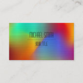 Kleurloos Visitekaartje van roestvrij staal (Voorkant)