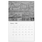 Kleurloze Egypte Kalender (Feb 2026)