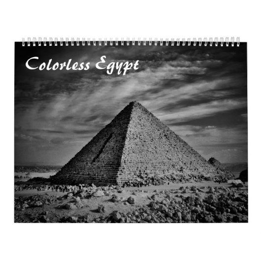 Kleurloze Egypte Kalender (Hoes)