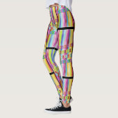 Kleurloze hypnotische kleuren schitteren als knopp leggings (Links)