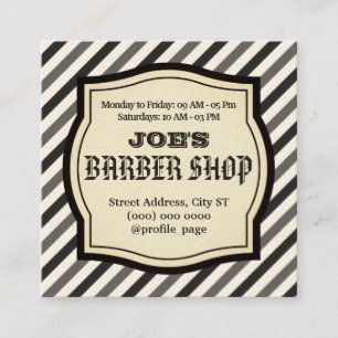 , kleurloze kappersbassins trouw vierkante visitekaartje