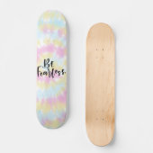 Kleurloze kleurige kleurstof persoonlijk skateboard (Voorkant)