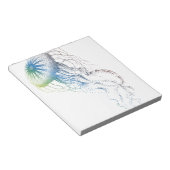 kleurloze kwal notitieblok (Schuin)