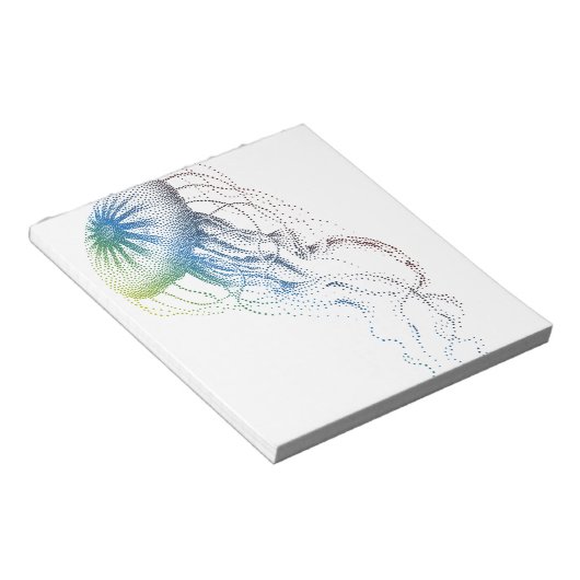 kleurloze kwal notitieblok (Schuin)