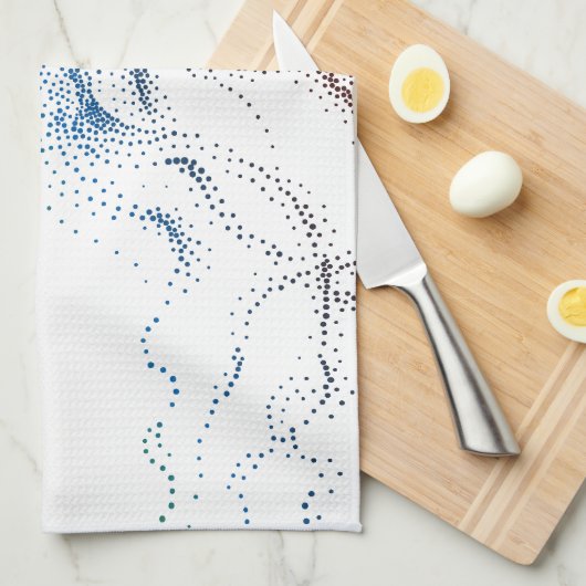 kleurloze kwal theedoek (Quarter Fold)