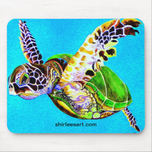 kleurloze schildpad muismat