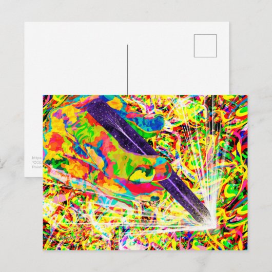 KLEURMAGE BRIEFKAART (Voorkant / Achterkant)