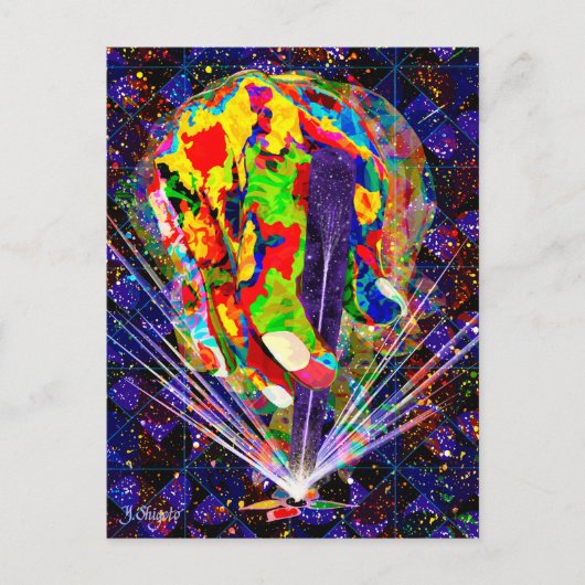 KLEURMAGE BRIEFKAART (Voorkant)