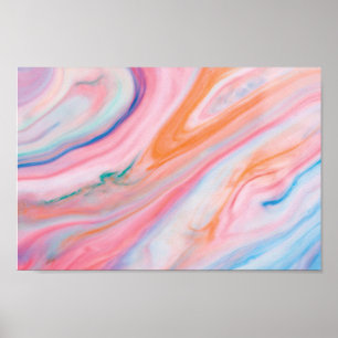 kleurmarmer-Poster (Matte) Poster