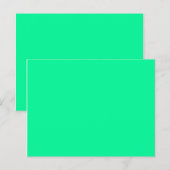 kleurmedium groen briefkaart (Voorkant / Achterkant)