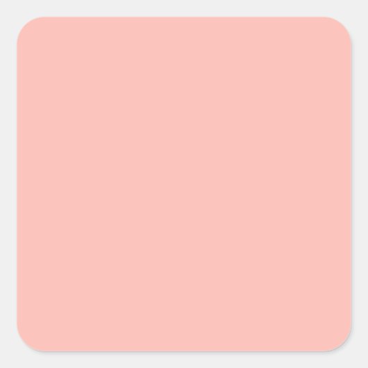 kleurmeloen vierkante sticker (Voorkant)