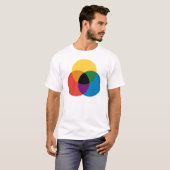 Kleurmengcirkels T-shirt (Voorkant volledig)