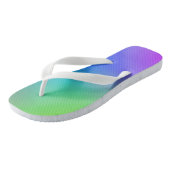 Kleurmengen 2 Teenslippers (Schuin)