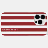 Kleurminimalistisch bewerkbaar inscriptiestandaard Case-Mate iPhone case (Achterkant (horizontaal))