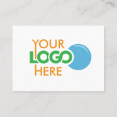 Kleurminimalistisch professioneel bedrijf Logo QR- Visitekaartje (Achterkant)